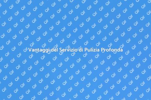 Pulizia Profonda: Servizi e Vantaggi