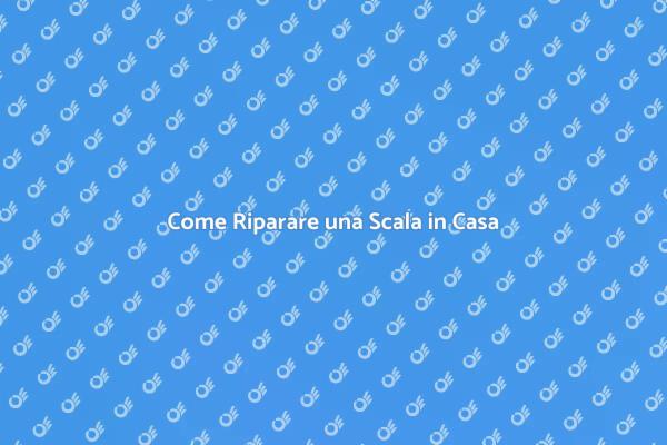 Riparazione Scale: Tutti i Passaggi