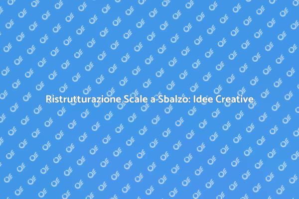 Scale a Sbalzo: Rinnova la Tua Casa