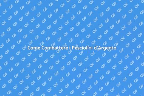Disinfestazione Pesciolini d'Argento