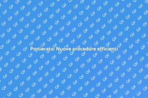 Aggiornamento procedure portierato