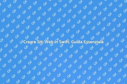 Sito Web in Swift: Successo Digitale