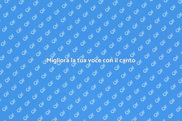 Canta con emozione e chiarezza