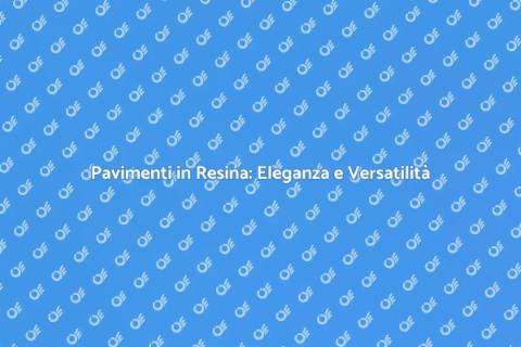 Superficie Decorativa Pavimenti in Resina
