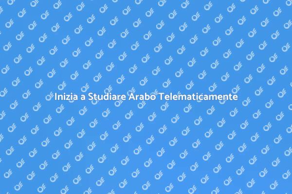 Impara l'Arabo con Lezioni Telematiche