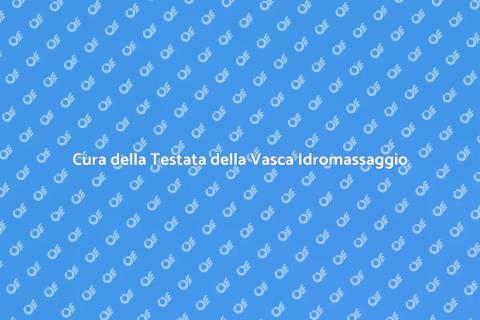 Manutenzione Testata Vasca Idromassaggio