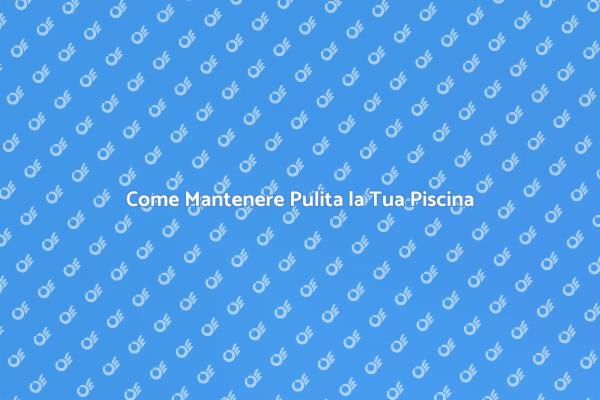Manutenzione Efficace delle Piscine