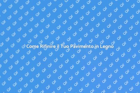 Rifinire Pavimento in Legno Duro