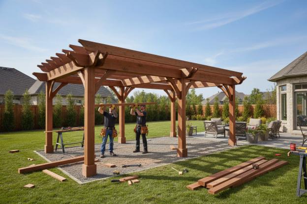 Costruire pergola