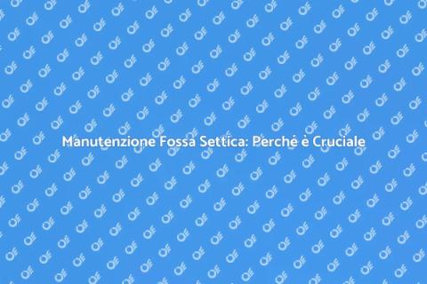 Pulizia Fossa Settica: Importanza e Vantaggi
