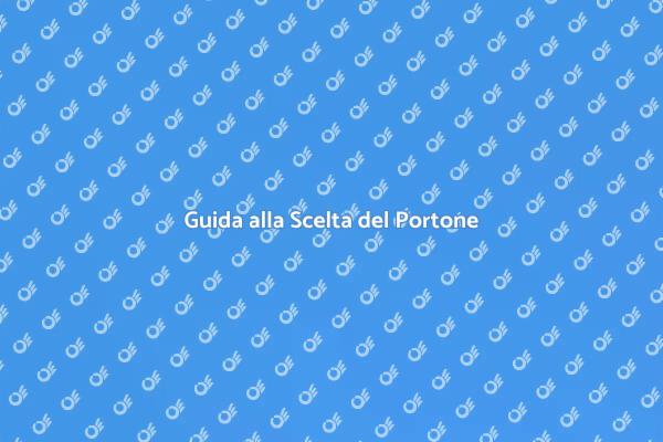 Il Portone Ideale per la Tua Casa