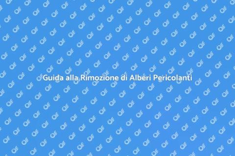 Rimozione Albero Pericolante Sicura