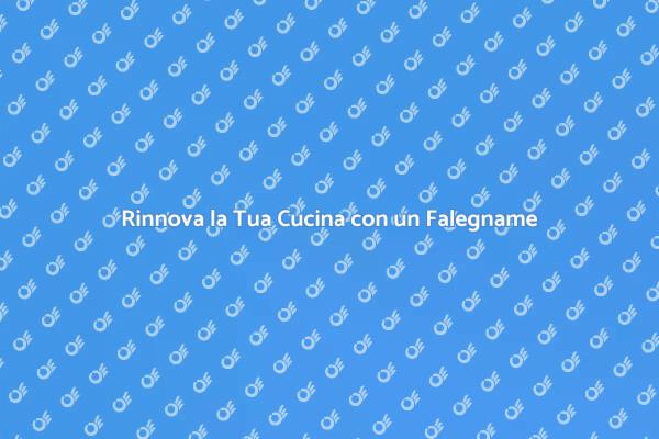 Falegname: Cucina Perfetta per Te