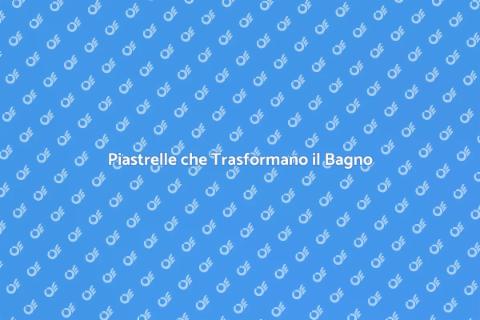 Installazione Piastrelle Bagno Pubblico