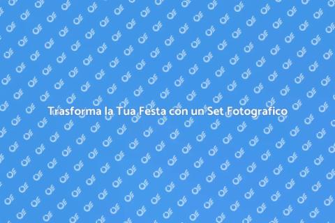 Noleggia un Set Fotografico per Feste
