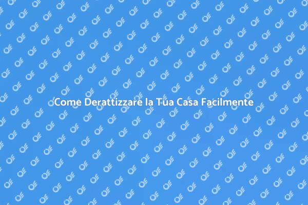 Liberati dai Roditori in Casa