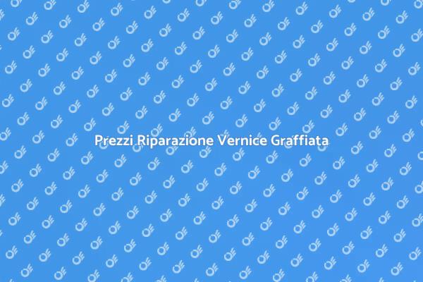 Riparazione Vernice Graffiata: Costi e Soluzioni