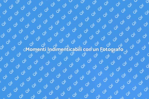 Cattura Emozioni con un Fotografo