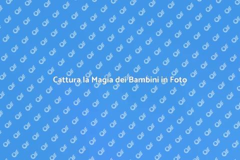 Fotografare i Bambini: Arte e Creatività