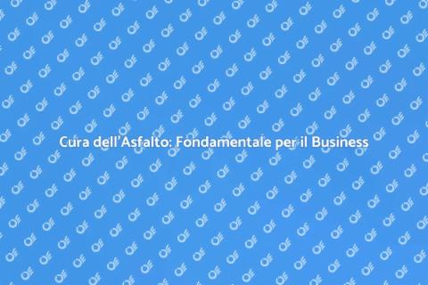 Manutenzione Asfalto Commerciale