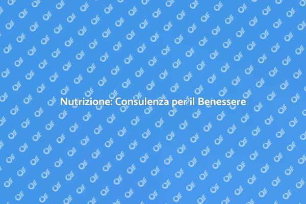 Nutrizione: Scegli il Supporto Giusto