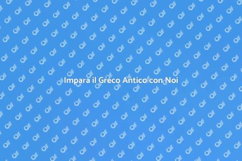 Corso di Traduzione in Greco Antico