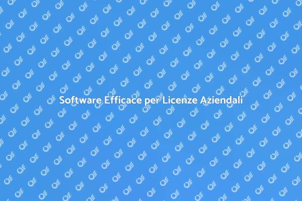 Soluzioni per la Gestione delle Licenze