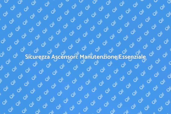Manutenzione Ascensori: Un Necessario Servizio