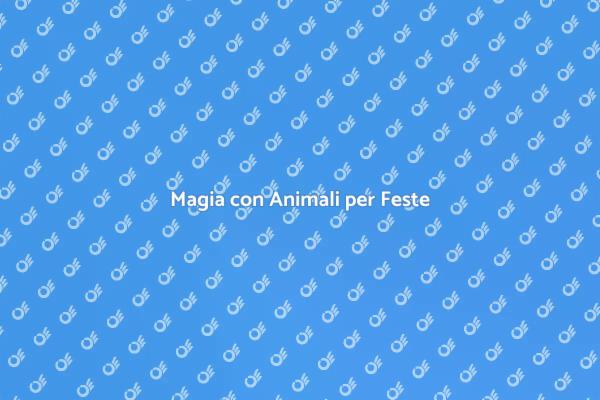 Animali che Fanno Festa