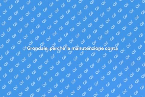 Manutenzione grondaie: servizio completo
