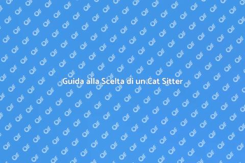 Cat Sitter Esperto per Gatti Malati