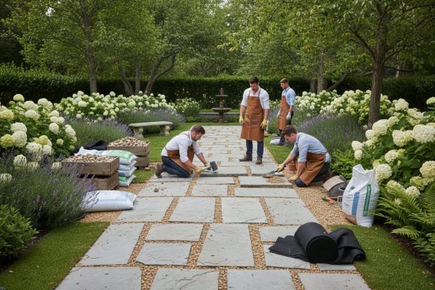 Pavimentare il giardino