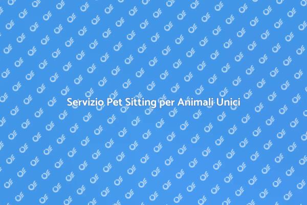 Cura Speciale per i Tuoi Animali