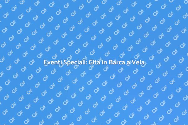 Celebra con una Gita in Barca a Vela