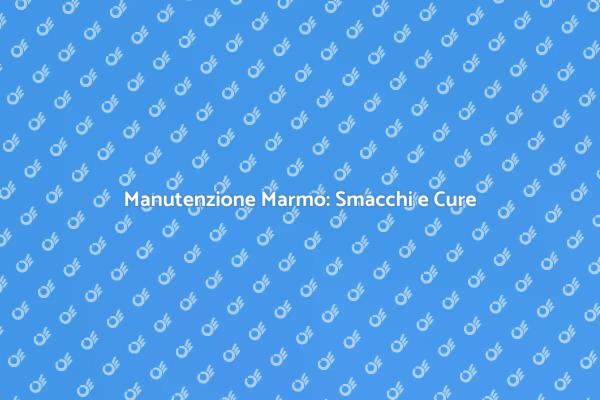 Arte di Smacchiare il Marmo