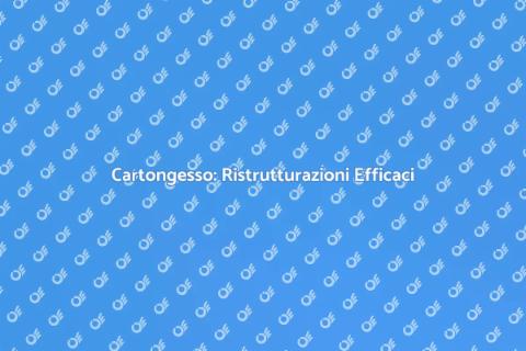 Posa Cartongesso su Strutture Portanti