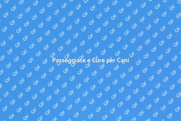 Servizi di Dog Walking Completi