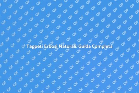 Installare Tappeti Erbosi Naturali