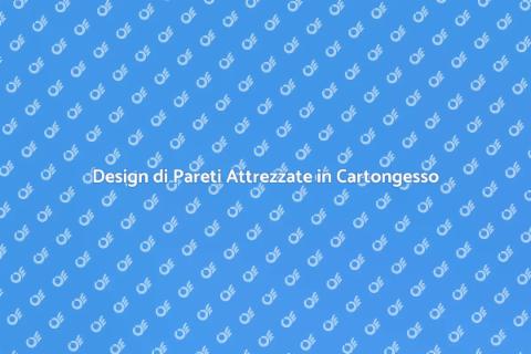 Parete Attrezzata in Cartongesso Design