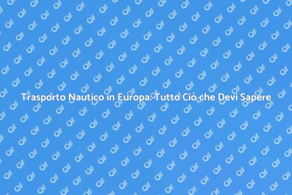 Trasporto di Barche: Scopri le Opzioni