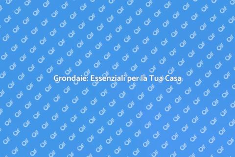 Installazione Grondaie: Proteggi Casa