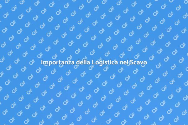 Fondamenti della Logistica nei Servizi di Scavo