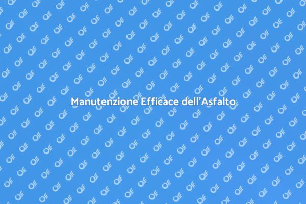 Come Riparare l'Asfalto Efficacemente