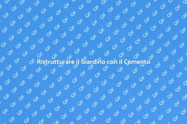 Patio in Cemento: Design per Esterni