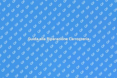 Riparazione Danni Carrozzeria Facile