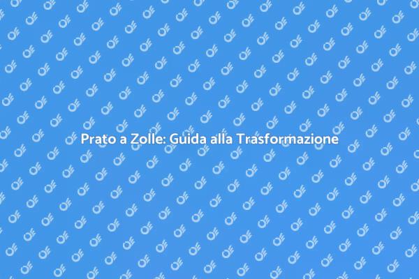 Trasforma il Tuo Giardino con un Prato