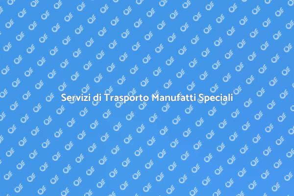 Manufatti: Trasporto Sicuro e Professionale
