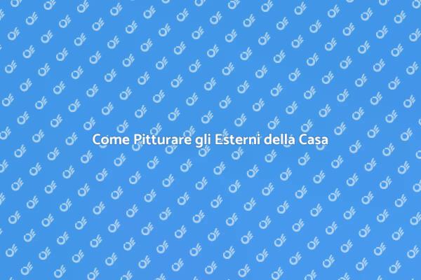 Trasforma la tua Casa con la Pittura Esterni