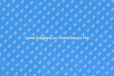Piatto Doccia Filo: Eleganza e Funzionalità