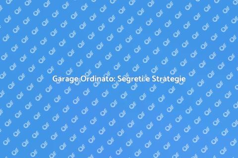 Organizzare il Garage in Modo Efficace
